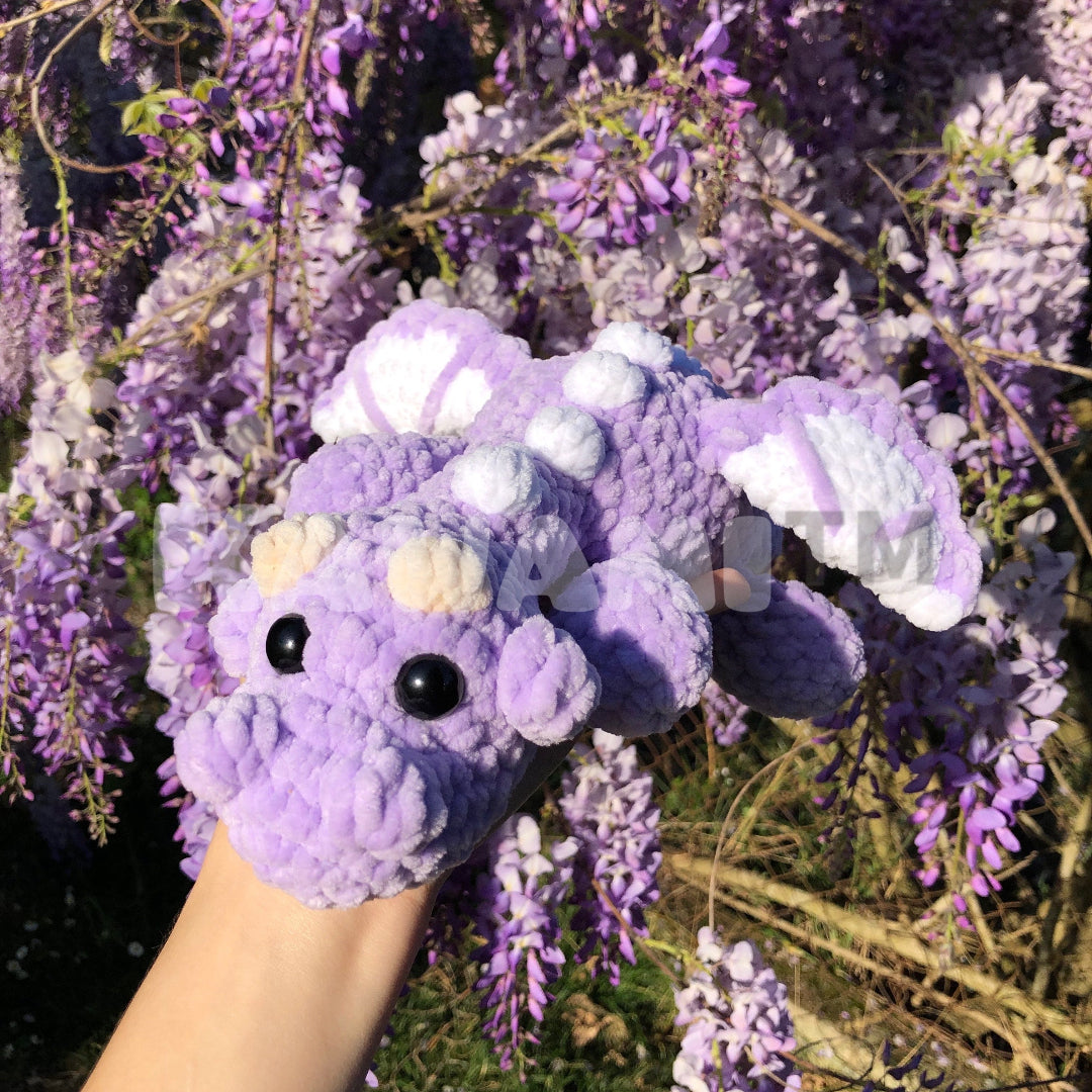 Peluche Bébé Dragon au crochet faite main - Kawami